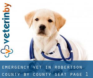 Emergency Vet in Robertson County by county seat - page 1